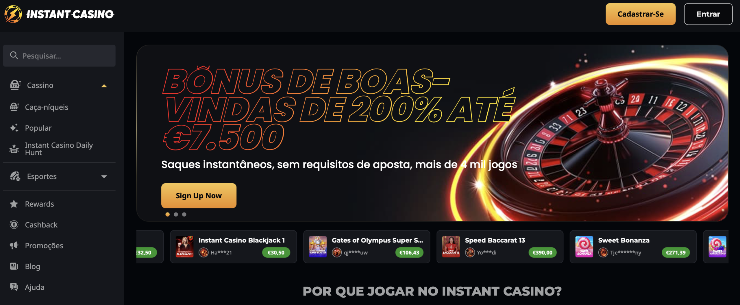 melhores cassinos online